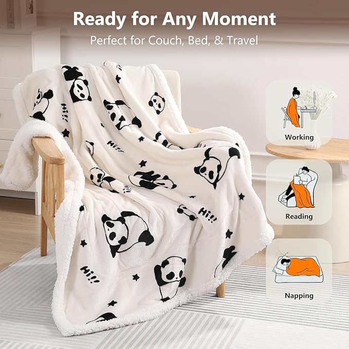Electric Blanket Twin Cute Heated Blanket Twin Size 62 X 84inches, Ultra Soft Sherpa Heating Blanket with 5 Heating Levels & 10 Hrs Auto-Off, Overheat Protection, Great Birthday Gift