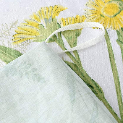 FADFAY Green Leaves Duvet Cover Set Premium 100% Cotton Daisy and Lavender Flowers Target Bedding 3-Piece：1Duvet Cover（No Comforter） + 2Pillowcases (Twin XL, Floral)…
