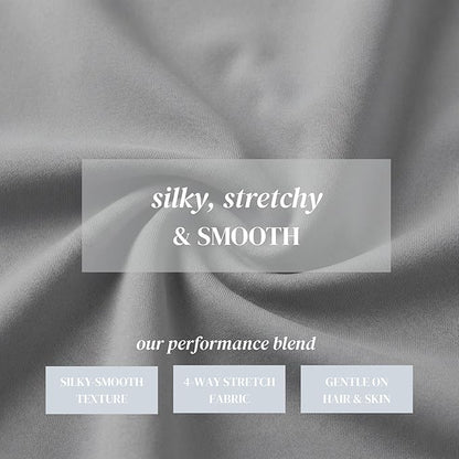 Beckham Hotel Collection Cooling Pillowcases for Hot Sleepers, Standard/Queen, Cool Touch Pillow Cases, Buttery Soft, Hair & Skin Friendly, Dark Gray (4 Pieces)