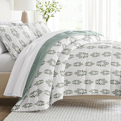 Linen Market Reversible King Size Comforter Set (3 Piece) - Bring Luxury Home with Our Soft and Lightweight Down Alternative Comforter King Set - This Includes Your King Comforter and 2 Pillow Shams