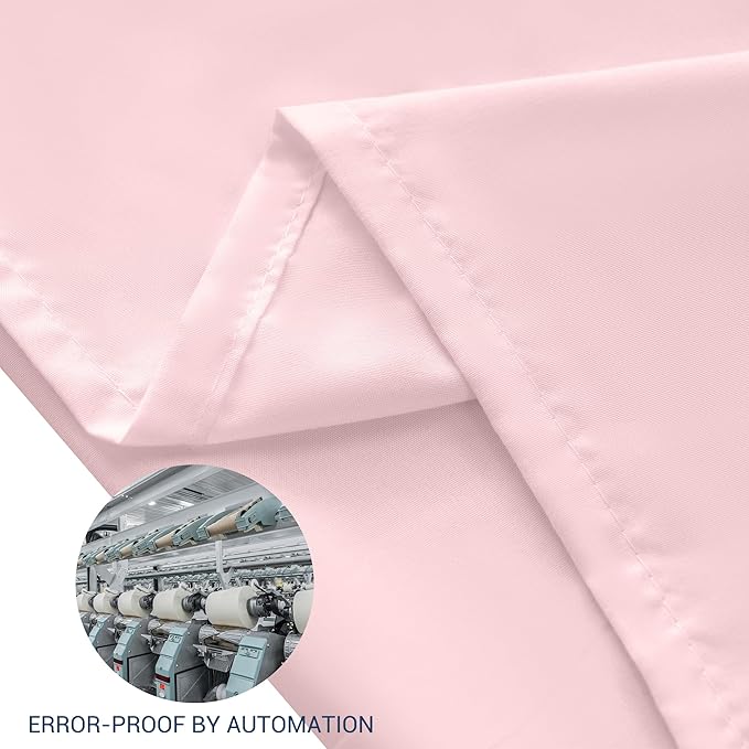 Pillowcases King 4 Pack, 20x36 Pillow Cases with Envelope Closure, Soft Plain Brushed Microfiber Covers Breathable Wrinkle-Resistant, Pink