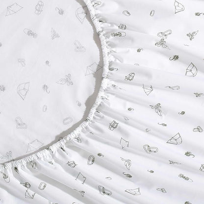 Eddie Bauer - Sheet Set, Luxurious Cotton Percale Bedding with Matching Pillowcases, Crisp & Cool, Fully Elasticized (Camp Green, Queen)