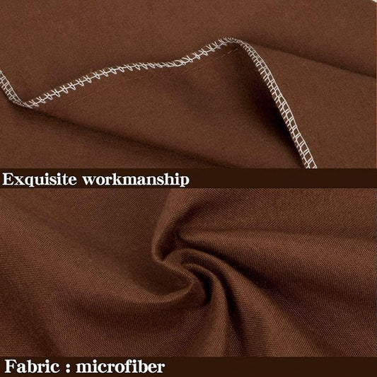 NTBAY Standard Pillowcase Set - 2 Pack Brushed Microfiber 20x26 Pillowcases - Soft, Wrinkle-Free, Fade-Resistant, Stain-Resistant, Brown Pillowcases with Envelope Closure - 20x26 Inches, Brown
