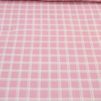 SDIII 3PCS Pink Gingham Comforter Set Full 100% Washed Microfiber Lightweight Pink Gingham Bedding Full Farmhouse Shabby Chic Checkered All Season