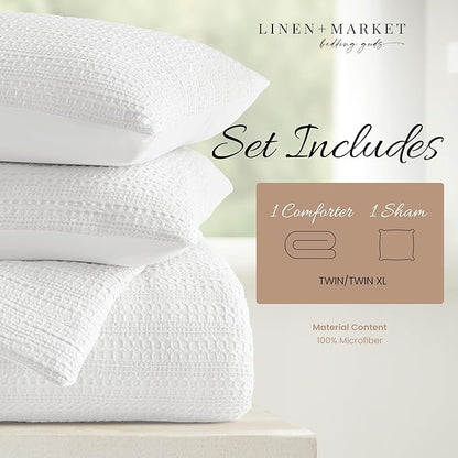 Linen Market Queen Comforter Set (3 Piece) - Bring Luxury Home with Our Soft and Lightweight Down Alternative Comforters Queen Size - This Queen Bed Set Includes Your Comforter and 2 Pillow Shams