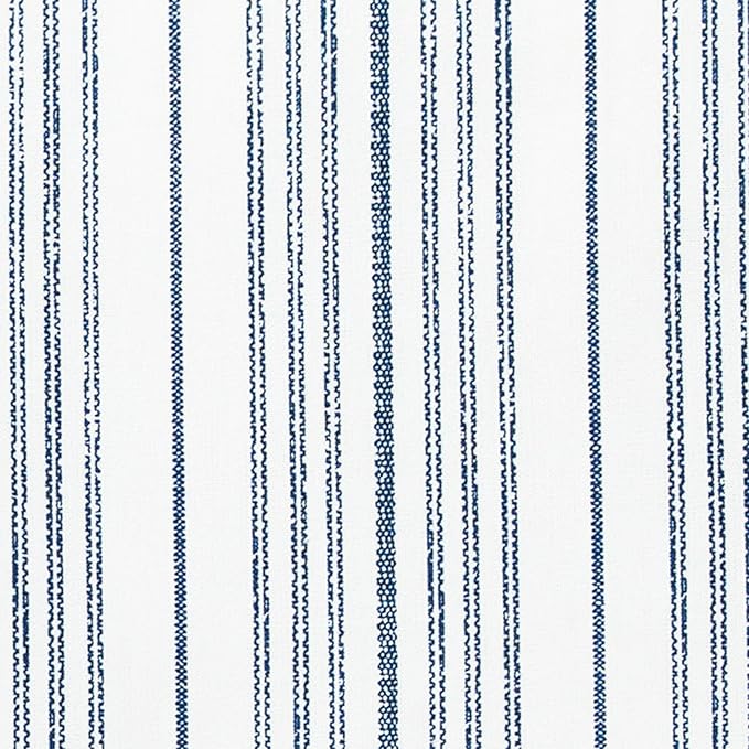 Nautica - Queen Sheets, Cotton Percale Bedding Set, Crisp & Cool, Coastal Home Decor (Beaux Stripe Navy, Queen)