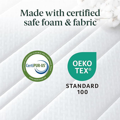 Zinus 10 Inch Foam and Spring Hybrid Mattress [New Version], Queen, Fiberglass Free, Medium Firmness, Durable Support, Certified Safe Foams & Fabric, Mattress in A Box