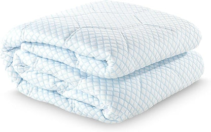 Vibe Cooling Quilted Memory Foam Mattress Pad, Full
