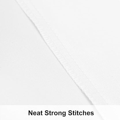 NTBAY Satin Body Pillowcase for Hair and Skin, Luxurious and Silky Pillow case with Envelope Closure, 20x54 Inches, White