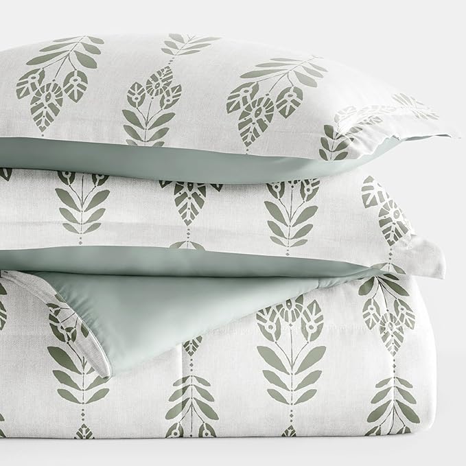 Linen Market Reversible Twin Size Comforter Set (2 Piece) - Bring Luxury Home with Our Soft and Lightweight Down Alternative Comforter Twin Set - This Includes Your Twin Comforter and 1 Pillow Sham