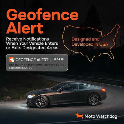 GPS Tracker for Vehicles, No Subscription, No Monthly Fee | Real-Time Location, Mileage Tracking, Speeding Monitoring, Route History, Geofence, Geofence, OBD, for Fleets & Families