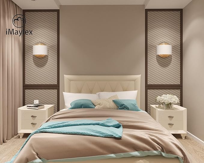 iMaylex Soft 100% Egyptian Cotton Zipper Pillow Case, Cozy and Lightweight Pillowcase, Set of 2, White, Queen, 20" x 30"