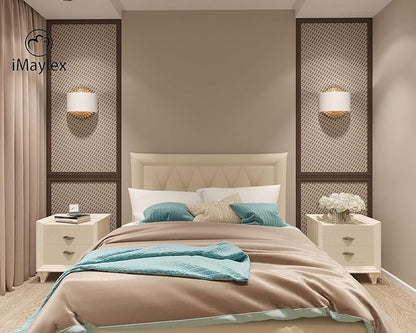 iMaylex Soft 100% Egyptian Cotton Zipper Pillow Case, Cozy and Lightweight Pillowcase, Set of 2, White, Queen, 20" x 30"