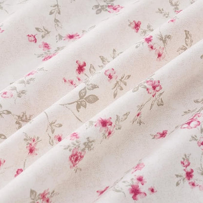 Modern Threads Printed 4-Piece Extra Soft Bedding Sheets & Pillowcase Set, Deep Pocket up to 16 inch Mattress Kashmir Rose King