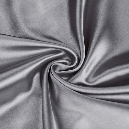 BEDELITE Satin Body Pillow Cover, Super Soft and Cooling Body Pillow Pillowcase for Hair and Skin, Breathable Silky Full Long Pillowcase Cover(20"x54", Dark Grey)