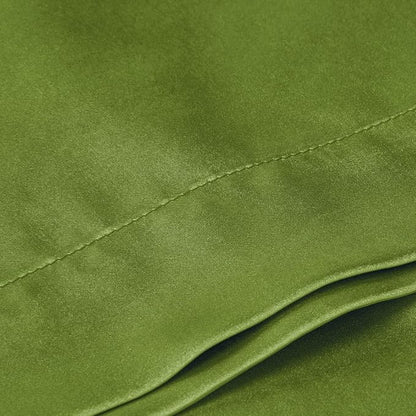 BEDELITE Satin Body Pillow Cover, Super Soft and Cooling Body Pillow Pillowcase for Hair and Skin, Breathable Silky Full Long Pillowcase Cover(20"x54", Cedar Green)