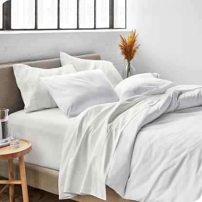 Bare Home Full Sheet Set - 1800 Ultra-Soft Microfiber Full Bed Sheets - Double Brushed - Deep Pockets - Easy Fit - 4 Piece Set - Bedding Sheets & Pillowcases (Full, Cream)