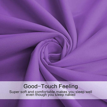 Best Season Microfiber Deep Pocket/Soft 1800 Thread Count 3-Piece Bed Sheet Set (1 Flat Sheet, 1 Fitted Sheet, 1 Pillow Cases), Twin, Violet