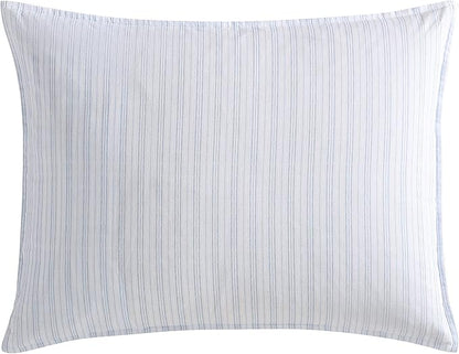 Laura Ashley - Twin XL Comforter Set, Soft & Reversible Cotton Bedding for Year Round Use, 2 Piece Bed Set with Matching Pillowcase (Belinda Blue)