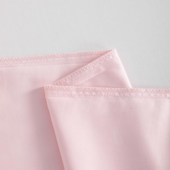 NTBAY King Pillowcase Set - 2 Pack Brushed Microfiber 20x40 Pillowcases - Soft, Wrinkle-Free, Fade-Resistant, Stain-Resistant, Blush Pink Pillowcases with Envelope Closure - 20x40 Inches, Blush Pink