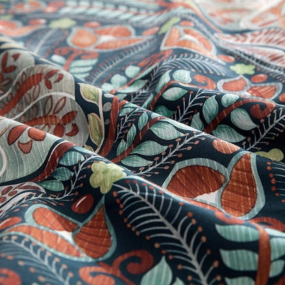 VM VOUGEMARKET Boho Duvet Cover Queen,Paisley Flower Printed Long Staple Cotton Duvet Cover with 2 Pillowcases,Retro Damask Medallion Bedding Set-3 Pieces 90"x90"