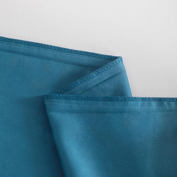 NTBAY King Pillowcase Set - 2 Pack Brushed Microfiber 20x40 Pillowcases - Soft, Wrinkle-Free, Fade-Resistant, Stain-Resistant, Teal Blue Pillowcases with Envelope Closure - 20x40 Inches, Teal Blue