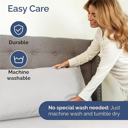 Twin XL 4 Piece Sheet Set - Comfy Breathable & Cooling - Soft Hotel Luxury Bedding Set with 8-16 Inch Deep Pockets - 1 Flat & 1 Fitted Sheet & 2 Pillowcases - Wrinkle Free & Easy Care - French Grey
