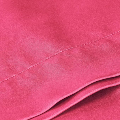 BEDELITE Satin Body Pillow Cover, Super Soft and Cooling Body Pillow Pillowcase for Hair and Skin, Breathable Silky Full Long Pillowcase Cover(20"x54", Hot Pink)