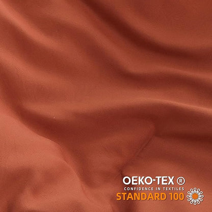 YIRDDEO Queen Comforter Set - Comforter Queen Size Sets with Ball Pom Fringe, Soft Bedding Set for All Seasons - 3 Pieces, 1 Comforter (90"x90") & 2 Pillow Shams (20"x26"), Terracotta