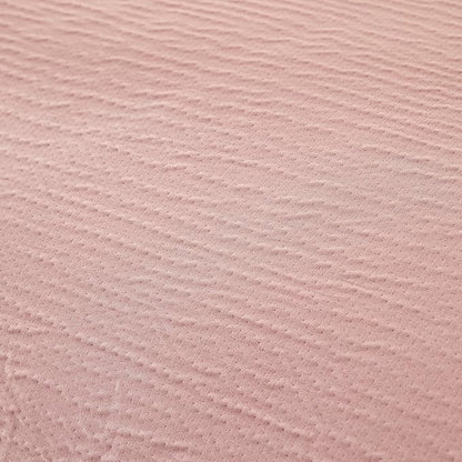 King Size Comforter Set Dusty Rose - Double-Layer Crinkle Gauze Bed Set, 3 Pieces Soft Bedding Set for All-Season, Lightweight Warmth with 2 Pillowcases