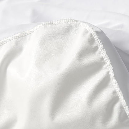 Amazon Basics Waterproof Mattress Protector, White, Twin XL
