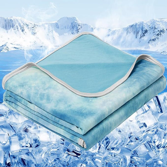 inhand Cooling Blanket King Size (90"x108"), Cooling Blankets for Hot Sleepers, Absorbs Heat to Keep Adults Cool for Summer Nights Sweats, Thin Cold Lightweight Blanket for Couch Bed, All Season Use