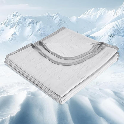 Elegear Cooling Blanket for Hot Sleepers, Double-Sided Arc-Chill® 3.0 Cooling Tech, Q-Max >0.5 Cool to Touch Cooling Blankets, Soft Breathable Summer Blanket for Night Sweats & Hot Flashes, Queen