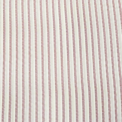 Comforter Set Queen Size Soft Luxury Washed Microfiber Jacquard 3 Pieces Bedding, White Grayish Purple Vertical Ticking Stripes Pattern Comforter with 2 Pillowcases Breathable Durable Comfy