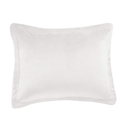 Amazon Basics 3-Piece Micromink Sherpa Bedding Set, Ultra-Soft, Warm All Season Comforter, Full/Queen, Cream