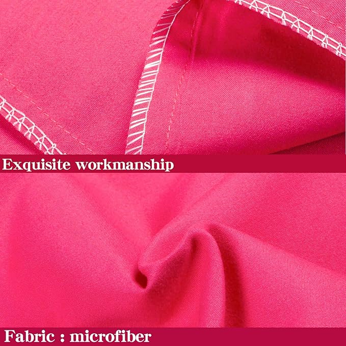 NTBAY Body Pillowcase - Brushed Microfiber 20x54 Pillowcase - Soft, Wrinkle-Free, Fade-Resistant, Stain-Resistant, Magenta Body Pillow Cover with Envelope Closure - 20x54 Inches, Magenta