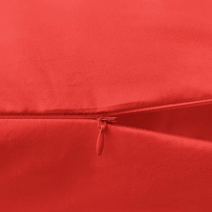 Elegant Comfort Luxury Ultra-Soft 1-Piece Body Pillowcase - 1500 Premium Hotel Quality Microfiber Double Brushed - Wrinkle Resistant, Body Pillowcase Size, Red