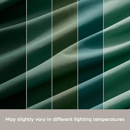 Nestl Twin XL Sheet Set - College Dorm Size - Luxury 1800 Ultra-Soft Microfiber Twin Extra Long Bed Sheets - Deep Pockets - Easy Fit - Extra Soft - 3 Piece Set (Twin XL, Dark Green)