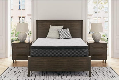 Signature Design by Ashley Limited Edition Pillow Top 13 " Pillow Top Hybrid Mattress with Gel Memory Foam and Edge Support for Cool Sleep and Pressure Relief, Full, Fiberglass Free, Mattress In A Box