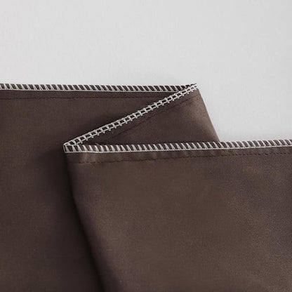 NTBAY Toddler Pillow Cases Set of 2, 2 Pack Brushed Microfiber 14x20 Pillow Cases, Soft, Wrinkle, Fade, Stain Resistant Dark Brown Pillow Cases with Envelope Closure, 14x20 Inches, Dark Brown