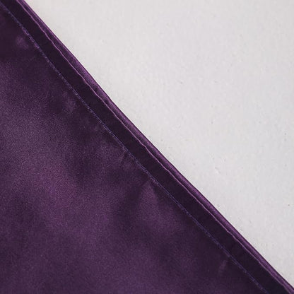 NTBAY Satin Body Pillowcase for Hair and Skin, Luxurious and Silky Pillow case with Envelope Closure, 20x54 Inches, Eggplant Purple