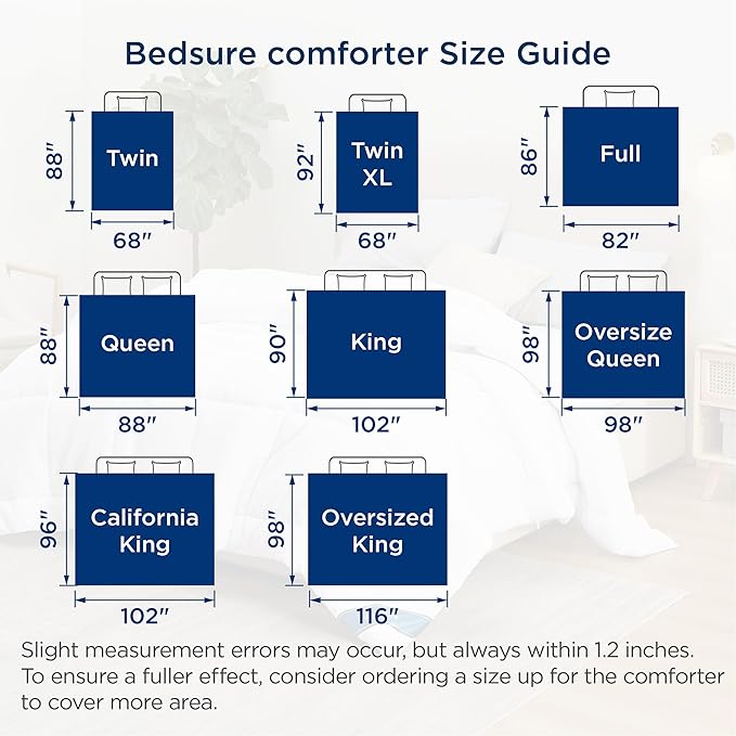 Bedsure Comforter Duvet Insert - Quilted Comforters Queen Size, All Season Duvet, GentleSoft Down Alternative Bedding Blanket, with 8 Tabs, Gifts for Women/Men, White, Queen 88 x 88 Inches