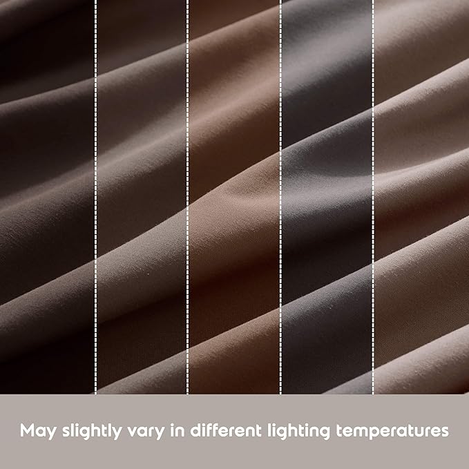 Nestl Twin XL Sheet Set - College Dorm Size - Luxury 1800 Ultra-Soft Microfiber Twin Extra Long Bed Sheets - Deep Pockets - Easy Fit - Extra Soft - 3 Piece Set (Twin XL, Chocolate Brown)
