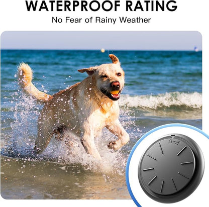 GPS Tracker for Vehicles, Tracker Device for Vehicles, No Subscription, No Monthly Fee Car Tracker Device Hidden Work with Find My (iOS Only), Magnetic Real-Time Vehicle Tracker for Kids Dogs, Black