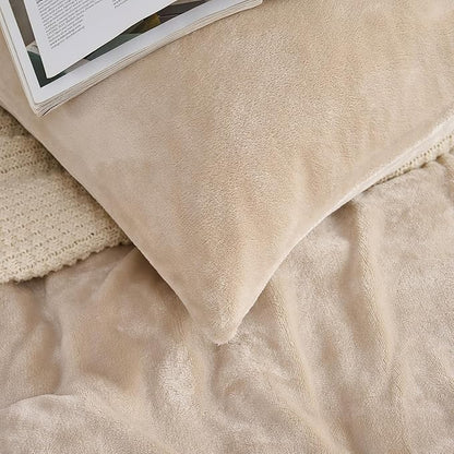 Wajade Full Size Comforter Set- 3 Pieces Khaki Bed in A Bag for All Seasons Bedding Set with 1 Comforters and 2 Pillowcases | All Seasons