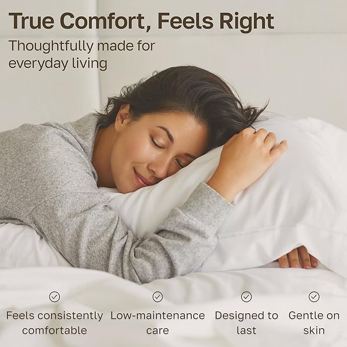 California Design Den Split King Sheet Set - 100% Cotton, 600 Thread Count, Breathable Luxury King Size Sheets for Adjustable Bed, Luxury Hotel-Quality Sheets with Soft Sateen Weave - Blue
