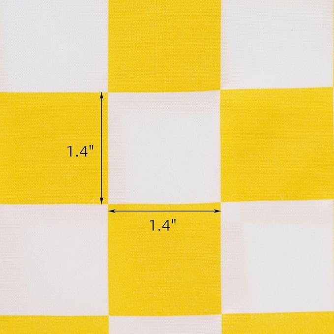 Best Season Bed Sheet Set 3 Piece -Twin Size-Soft Durable Microfiber Bedding Sheet Set,Deep Pocket,Stain,Fade & Wrinkle Resistant Green and White Checkerboard Grid(Plaid Yellow&White)