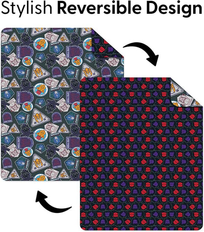 Northwest Transformers Autobots vs. Decepticons Quilted Throw Blanket, Comfy Throw, Adults Boys Girls, Soft Lightweight Bedding for Bed, or Couch, 60 x 80 Inches