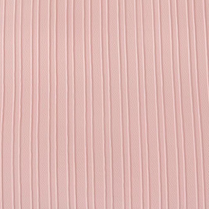 Pink Striped King Comforter Set Soft Luxury Washed Microfiber Jacquard 3 Pieces Bedding Set, Pink Jade Vertical Ticking Stripes Comforter with 2 Pillowcases Breathable Durable Comfy