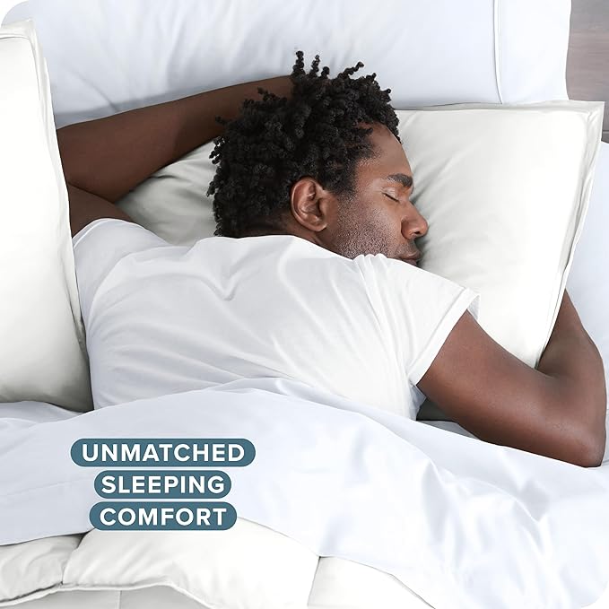 Bare Home Bedding Duvet Cover Oversized King - Premium 1800 Super Soft Collection - Lightweight, Cooling - Soft Breathable Bedding Duvet Cover (Oversized King, Cream)